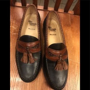 8.5 E wide Allen Edmonds tassel leather made USA
